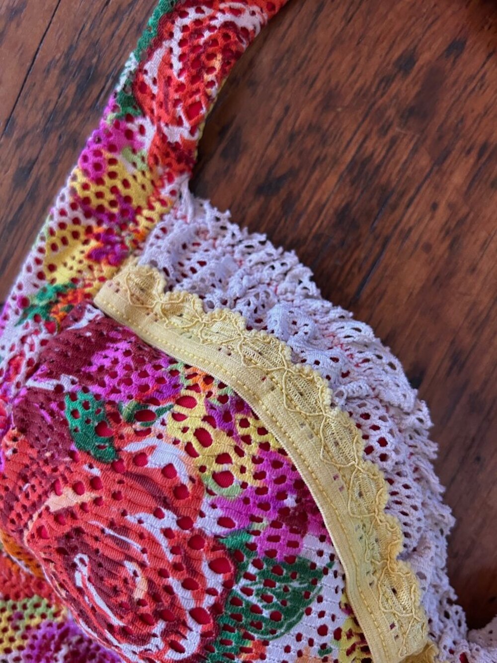 Vintage Betsey Johnson Floral Bikini Set - Picture 5 of 11